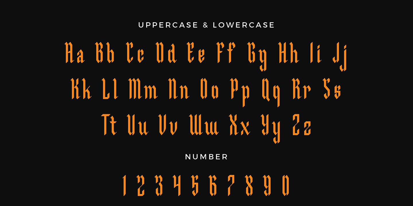 Example font Malegroth #4